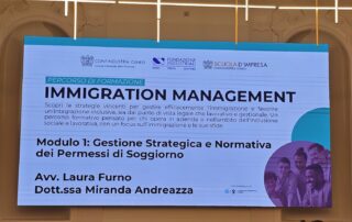 Percorso IMMIGRATION MANAGEMENT